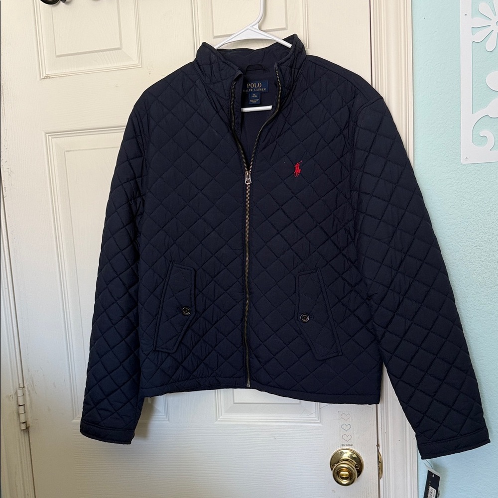 NWT Polo Ralph Lauren Navy Quilted Jacket